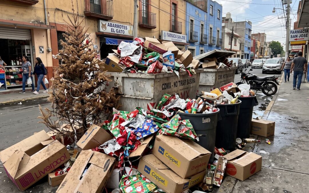 Basura en Navidad